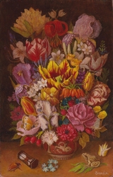 Bouquet style peinture flamande Bruegel